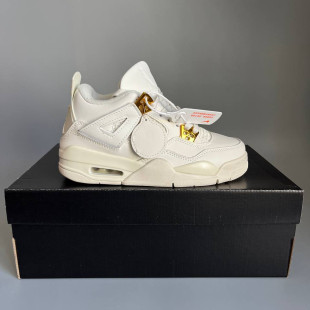 Nike Air Jordan 4 Retro Metallic Gold БРАК 879