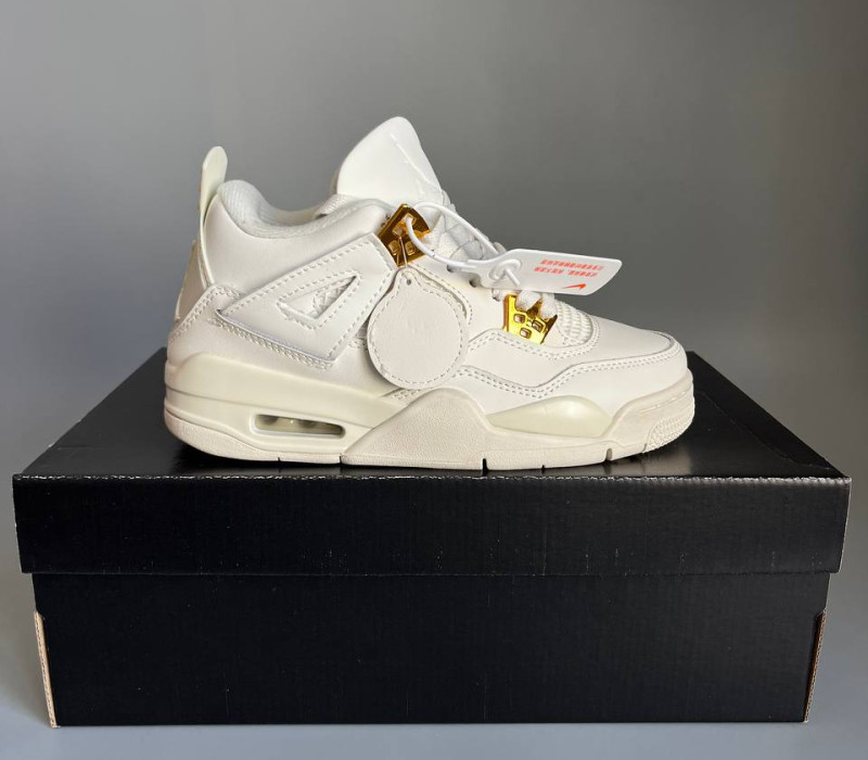 Nike Air Jordan 4 Retro Metallic Gold БРАК 879
