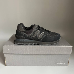 New Balance 574 Full Black БРАК 564