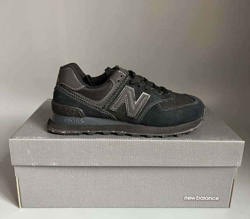 New Balance 574 Full Black БРАК 564