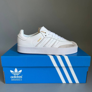 Adidas Samba Platform White БРАК 858