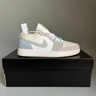Nike Air Jordan 1 Low Grey/White/Blue БРАК 973