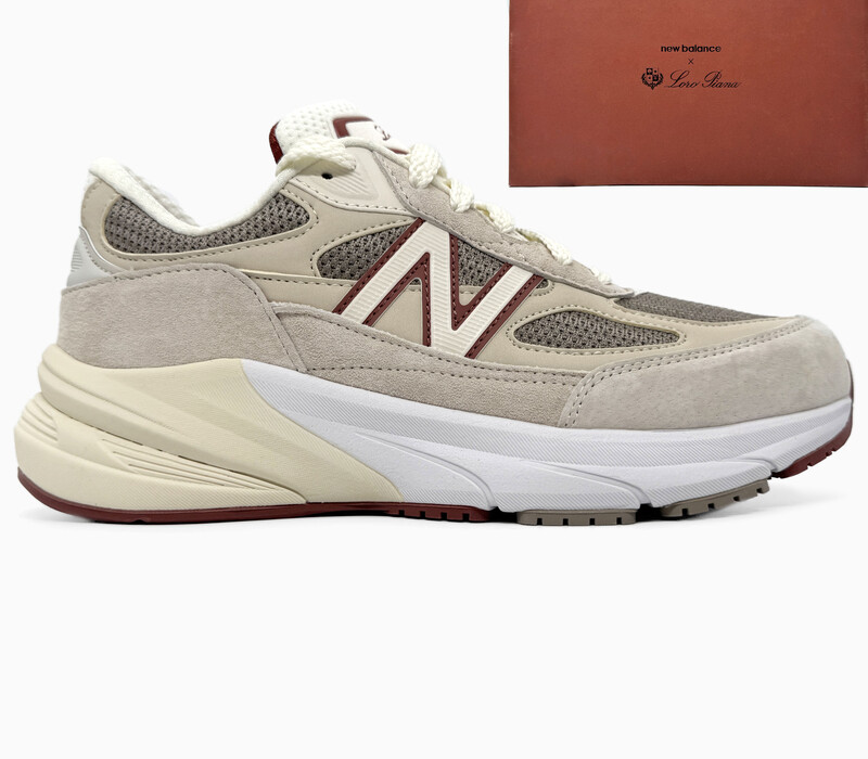 New Balane 990v6 x Loro Piana Beige/Bordo 