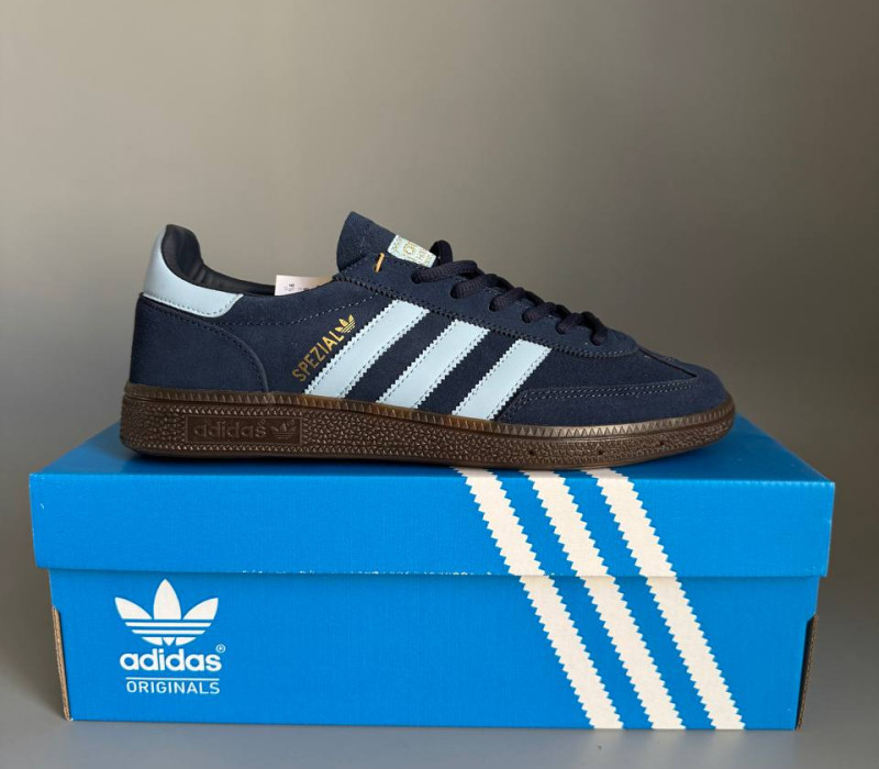Adidas Spezial Black/Blue БРАК 1086