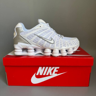 Nike Shox TL White/Silver БРАК 1134