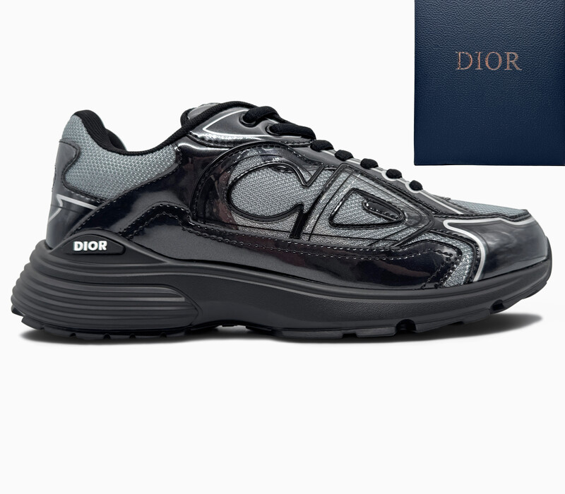 Dior B30 Light Gray Technical Mesh/Gray Brilliant 