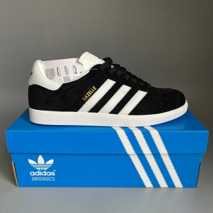 Adidas Gazelle Black/White БРАК 980