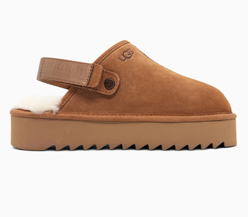 Ugg Lanah Clog Platform Chestnut