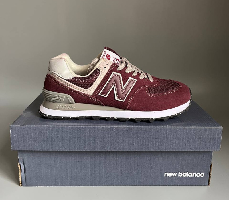 New Balance 574 Burgundy БРАК 545