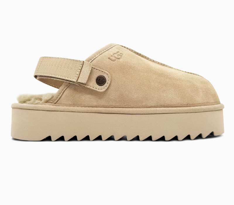 Ugg Lanah Clog Platform Beige