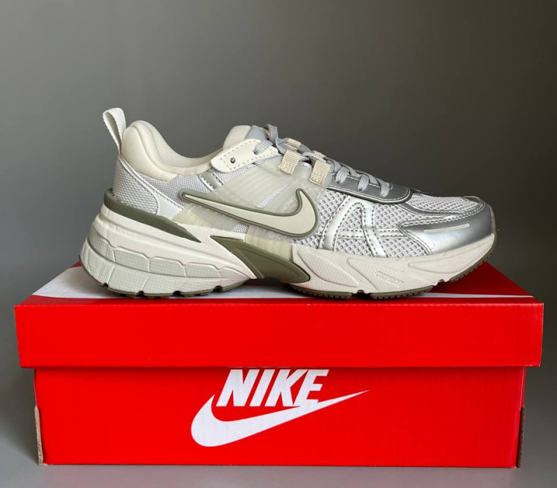 Nike V2K Runtekk Silver/Olive/White БРАК 974