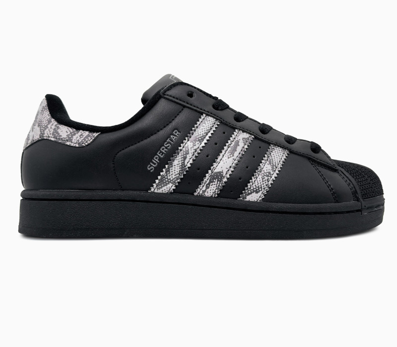 Adidas Superstar II Black/Snakeskin