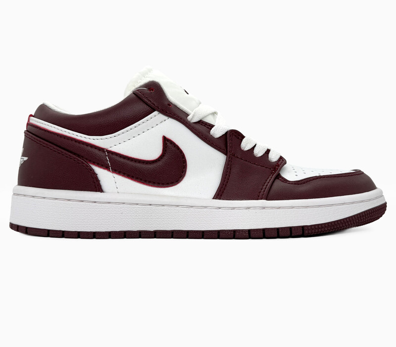 Nike Jordan 1 Retro Low White/Bordo