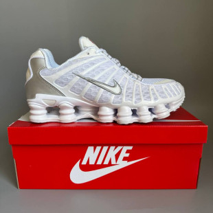 Nike Shox TL White/Silver БРАК 1131