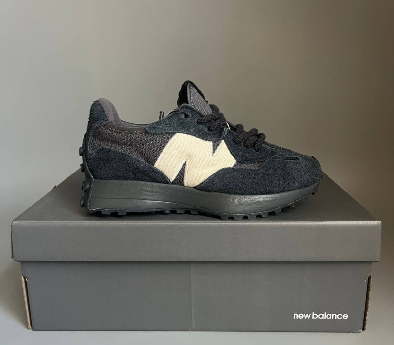 New Balance 327 Black/Grey/White БРАК 988