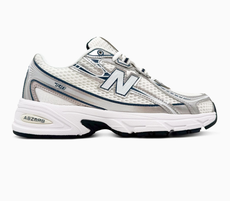 New Balance 740 White/Silver/Blue
