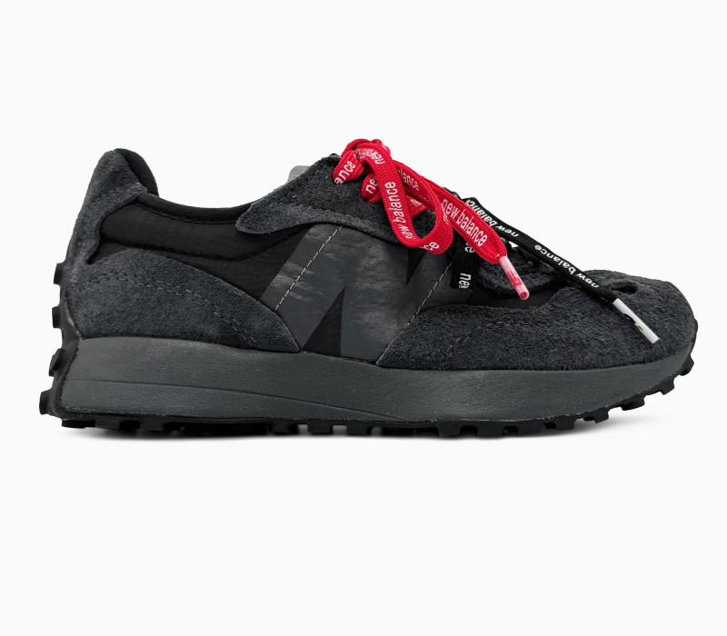 New Balance 327 Black Extreme Laces